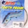 Variation-of-AFW-TOOTH-PROOF-BROWN-SINGLE-STRAND-STAINLESS-STEEL-LEADER-FISHING-WIRE-27LB-360-331853302993-acae