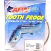 Variation-of-AFW-TOOTH-PROOF-BROWN-SINGLE-STRAND-STAINLESS-STEEL-LEADER-FISHING-WIRE-27LB-360-331853302993-b125