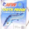 Variation-of-AFW-TOOTH-PROOF-BROWN-SINGLE-STRAND-STAINLESS-STEEL-LEADER-FISHING-WIRE-27LB-360-331853302993-b885