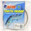 Variation-of-AFW-TOOTH-PROOF-BROWN-SINGLE-STRAND-STAINLESS-STEEL-LEADER-FISHING-WIRE-27LB-360-331853302993-dd2f